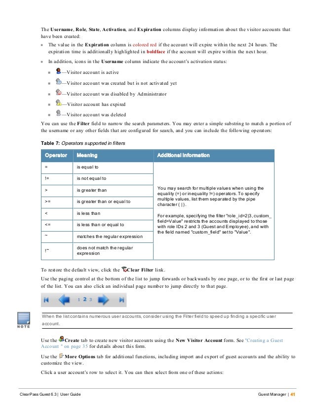 aruba clearpass guest 6 3 user guide aruba address format