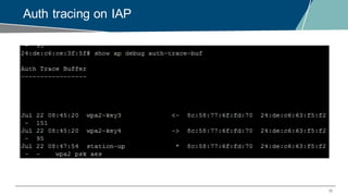 15
Auth tracing on IAP
 