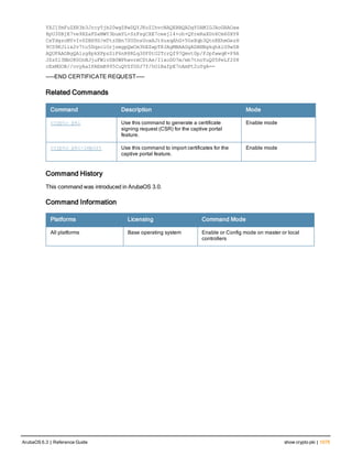 Aruba OS 6.3 Command Line Interface Reference Guide