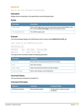 Aruba OS 6.3 Command Line Interface Reference Guide