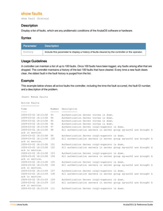 Aruba OS 6.3 Command Line Interface Reference Guide