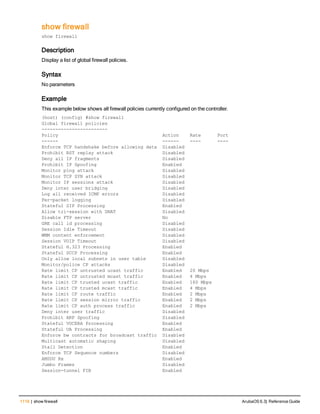 Aruba OS 6.3 Command Line Interface Reference Guide