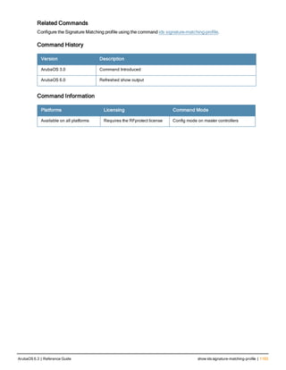 Aruba OS 6.3 Command Line Interface Reference Guide