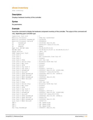 Aruba OS 6.3 Command Line Interface Reference Guide