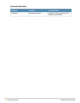 Aruba OS 6.3 Command Line Interface Reference Guide