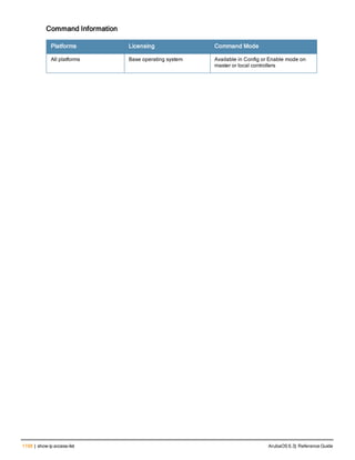 Aruba OS 6.3 Command Line Interface Reference Guide