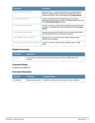 Aruba OS 6.3 Command Line Interface Reference Guide