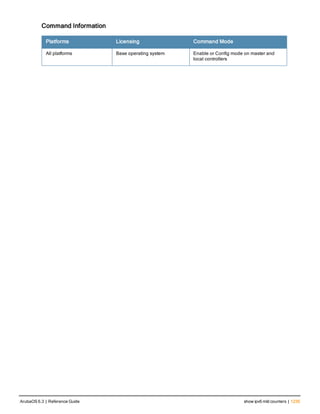 Aruba OS 6.3 Command Line Interface Reference Guide