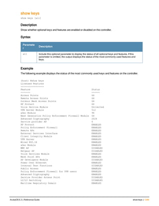 Aruba OS 6.3 Command Line Interface Reference Guide