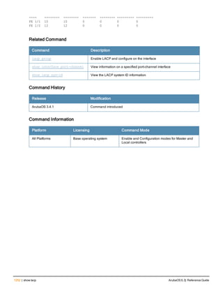 Aruba OS 6.3 Command Line Interface Reference Guide