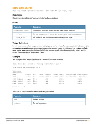 Aruba OS 6.3 Command Line Interface Reference Guide