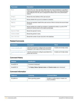 Aruba OS 6.3 Command Line Interface Reference Guide