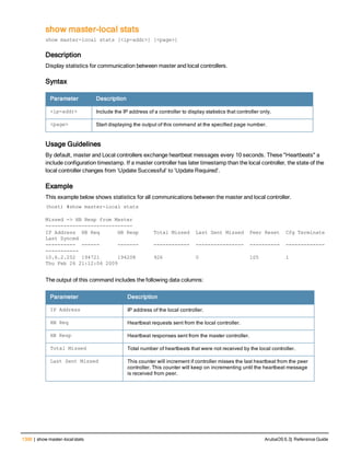 Aruba OS 6.3 Command Line Interface Reference Guide