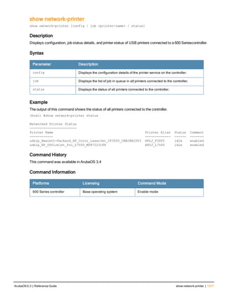 Aruba OS 6.3 Command Line Interface Reference Guide