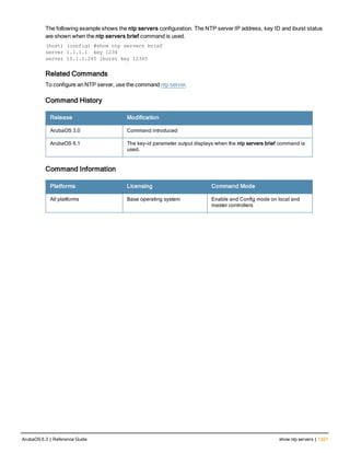 Aruba OS 6.3 Command Line Interface Reference Guide