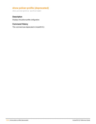 Aruba OS 6.3 Command Line Interface Reference Guide