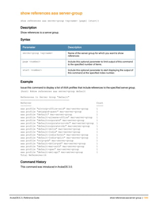 Aruba OS 6.3 Command Line Interface Reference Guide