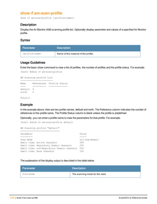 Aruba OS 6.3 Command Line Interface Reference Guide
