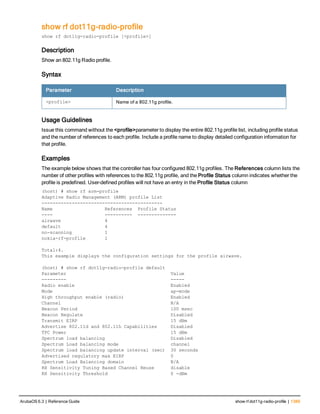 Aruba OS 6.3 Command Line Interface Reference Guide
