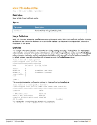 Aruba OS 6.3 Command Line Interface Reference Guide