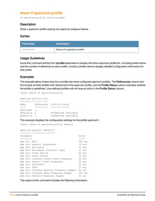 Aruba OS 6.3 Command Line Interface Reference Guide