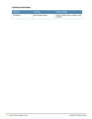 Aruba OS 6.3 Command Line Interface Reference Guide