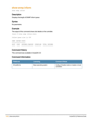 Aruba OS 6.3 Command Line Interface Reference Guide