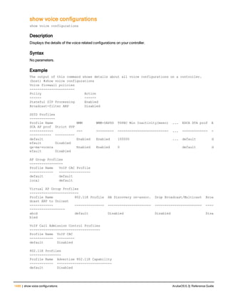 Aruba OS 6.3 Command Line Interface Reference Guide