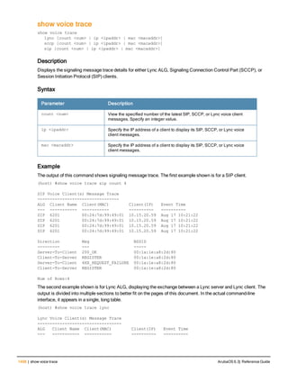 Aruba OS 6.3 Command Line Interface Reference Guide
