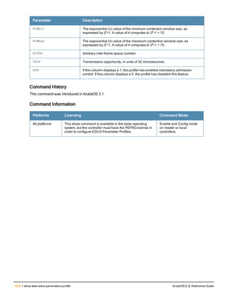 Aruba OS 6.3 Command Line Interface Reference Guide