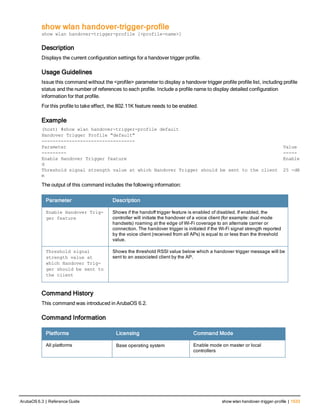 Aruba OS 6.3 Command Line Interface Reference Guide