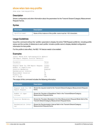 Aruba OS 6.3 Command Line Interface Reference Guide