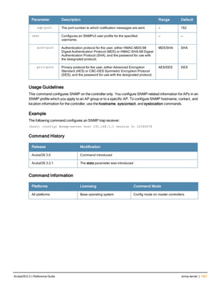 Aruba OS 6.3 Command Line Interface Reference Guide