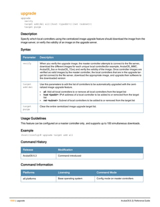 Aruba OS 6.3 Command Line Interface Reference Guide