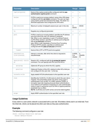 Aruba OS 6.3 Command Line Interface Reference Guide