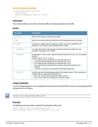 Aruba OS 6.3 Command Line Interface Reference Guide