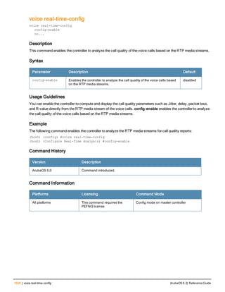 Aruba OS 6.3 Command Line Interface Reference Guide