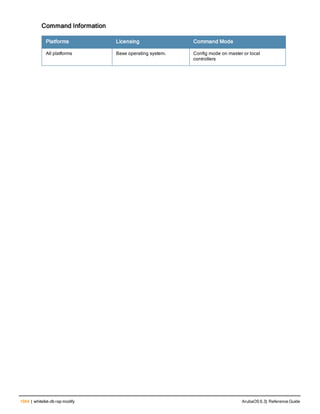 Aruba OS 6.3 Command Line Interface Reference Guide