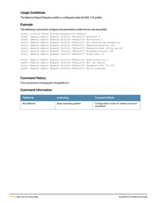 Aruba OS 6.3 Command Line Interface Reference Guide