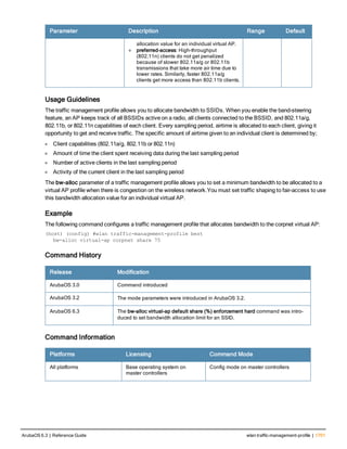 Aruba OS 6.3 Command Line Interface Reference Guide