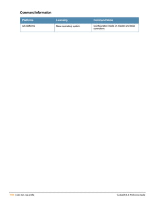 Aruba OS 6.3 Command Line Interface Reference Guide