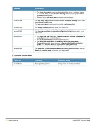 Aruba OS 6.3 Command Line Interface Reference Guide
