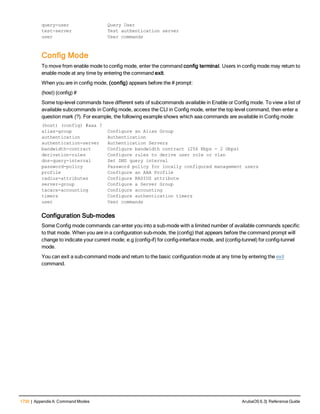 Aruba OS 6.3 Command Line Interface Reference Guide