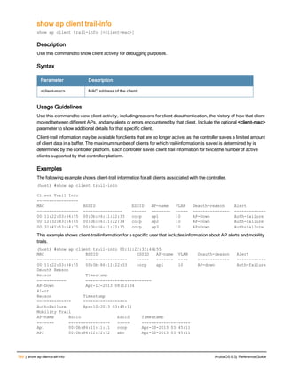 Aruba OS 6.3 Command Line Interface Reference Guide