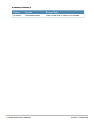 Aruba OS 6.3 Command Line Interface Reference Guide