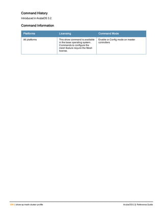 Aruba OS 6.3 Command Line Interface Reference Guide