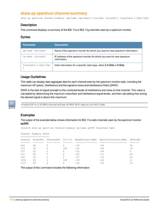 Aruba OS 6.3 Command Line Interface Reference Guide