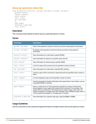 Aruba OS 6.3 Command Line Interface Reference Guide