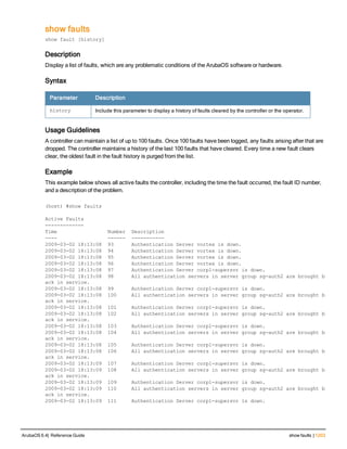 Aruba OS 6.4 Command Line Interface Reference Guide