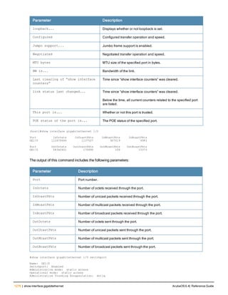 Aruba OS 6.4 Command Line Interface Reference Guide